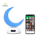 Equantu- SQ902 Colorful Moon Lamp Quran Speaker - Quran Learning |One Click SET Azan | Azan Clock| Colorful Light| Multi Mode - Tuzzut.com Qatar Online Shopping