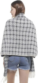 Women Pocket Shawl Woven Tassel Shawl    B-381226 - TUZZUT Qatar Online Shopping