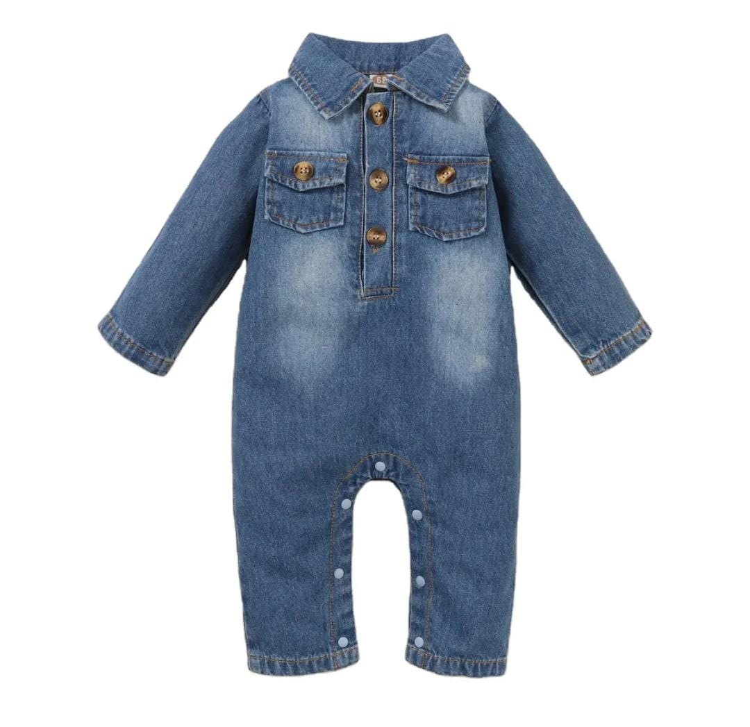 Kid's Romper Outwear Denim Baby Clothes 1384683 Kid's Romper Outwear Denim Baby Clothes 1384683