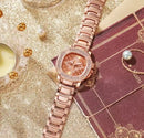 Rose Gold Luxury Ladies Wristwatches 36201 - TUZZUT Qatar Online Shopping