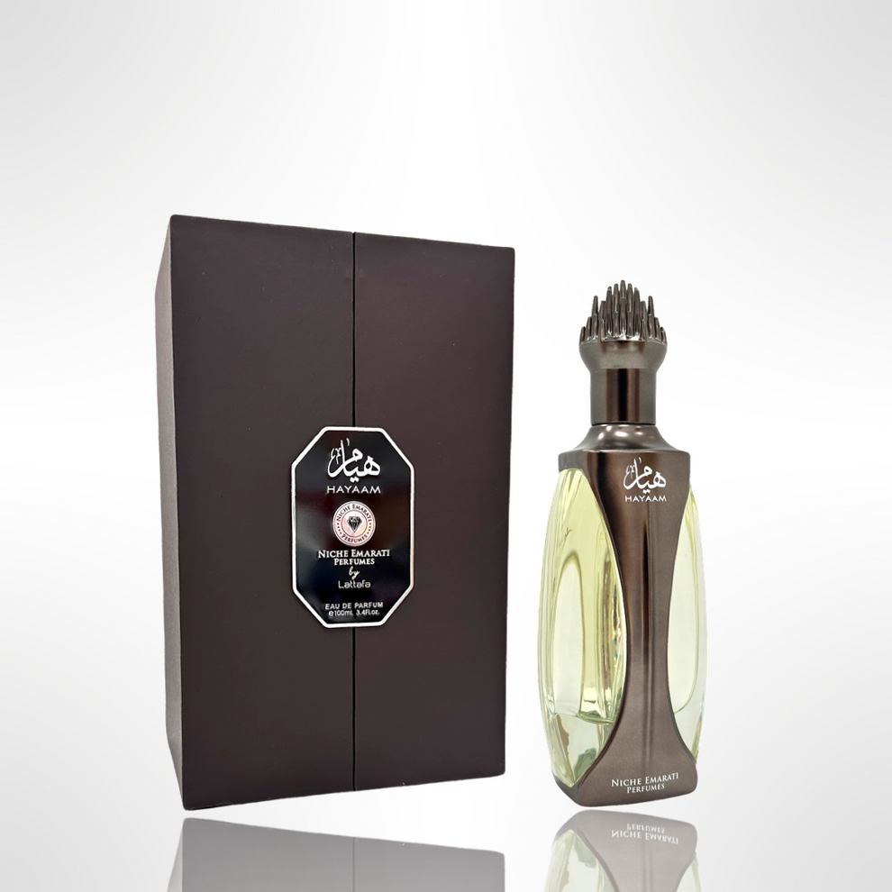 Hayaam 100ml EDP by Lattafa Niche Emarati Perfumes Hayaam 100ml EDP by Lattafa Niche Emarati Perfumes