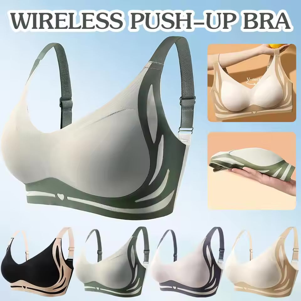 Womens Wireless Padded Push-Up Bra ZP381 Womens Wireless Padded Push-Up Bra ZP381