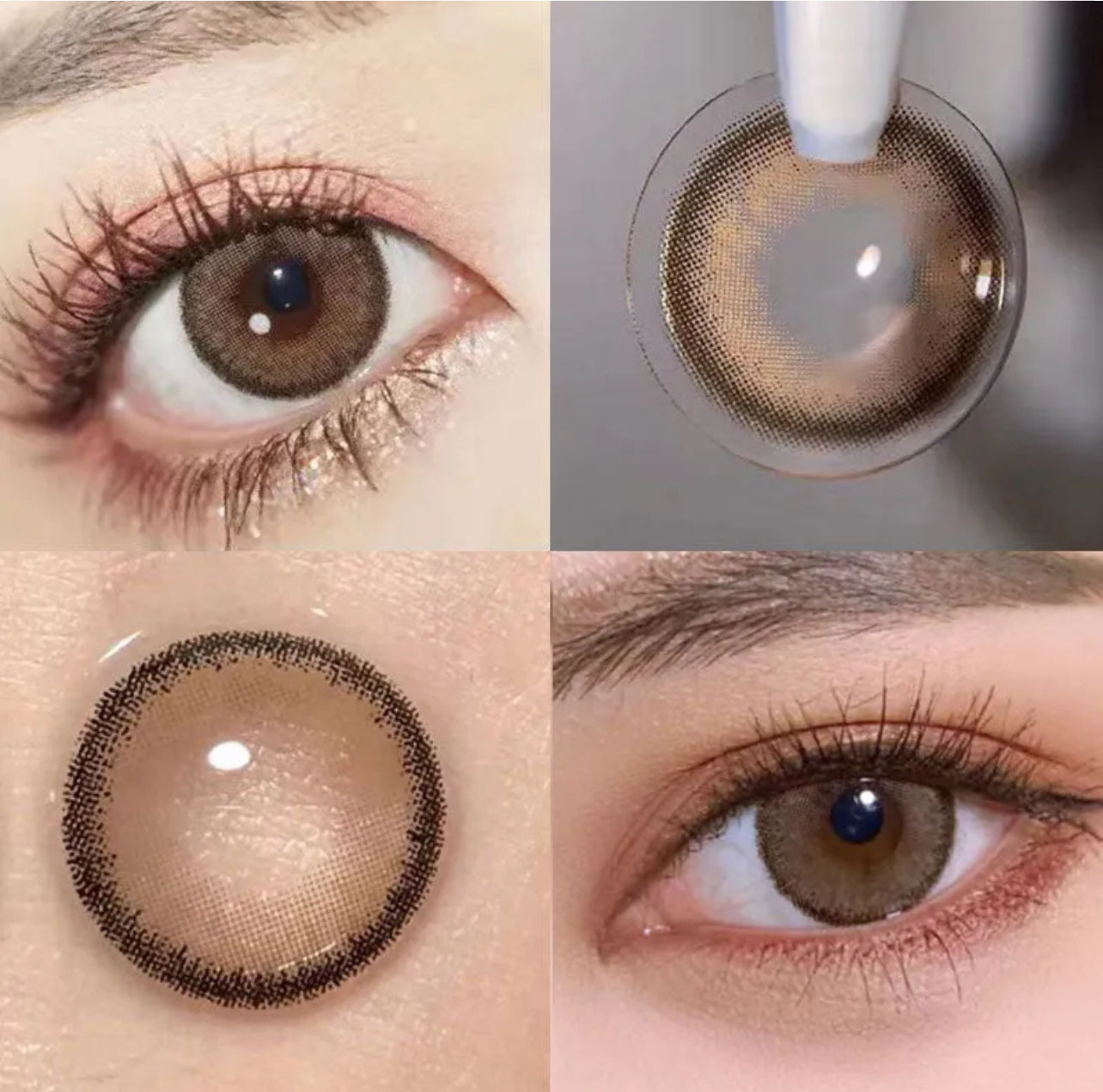 Unibling Iceland Choc Contact Lenses for Eyes (1 Pair) Unibling Iceland Choc Contact Lenses for Eyes (1 Pair)
