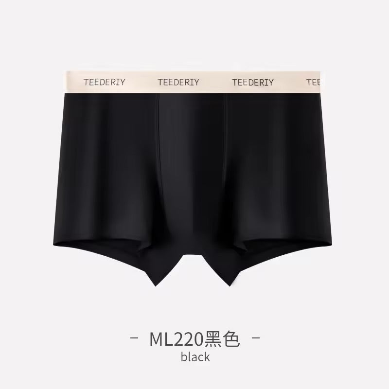 1pc Men's solid color ice silk underwear ML220 - TUZZUT Qatar Online Shopping
