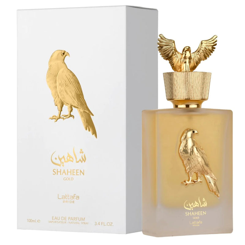 Shaheen Gold EDP Perfume - 100ml (3.4 Oz) By Lattafa Pride - Tuzzut.com Qatar Online Shopping