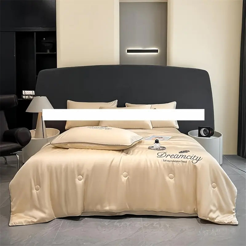 Summer Cool Feeling Quilt Air Conditioning Comfy Comforter 150x200cm - TUZZUT Qatar Online Shopping