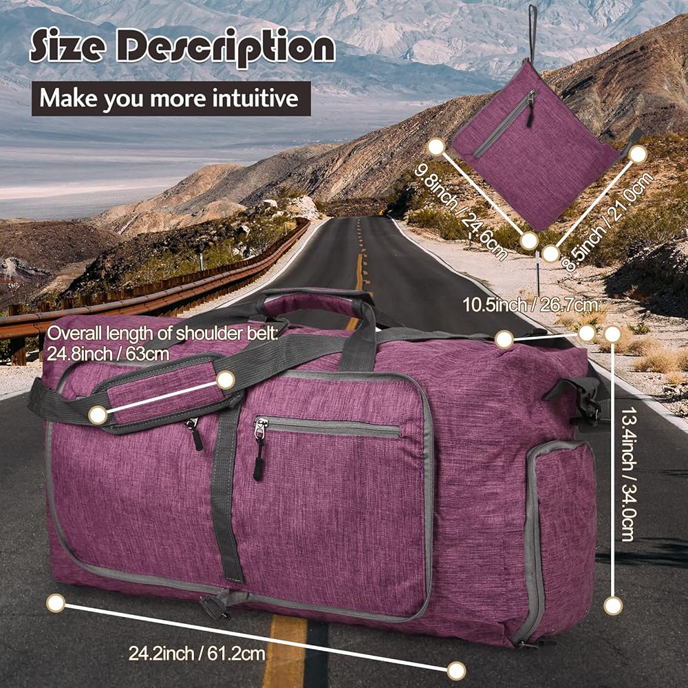 Travel Duffle 65L Foldable Bag B-254640 Travel Duffle 65L Foldable Bag B-254640