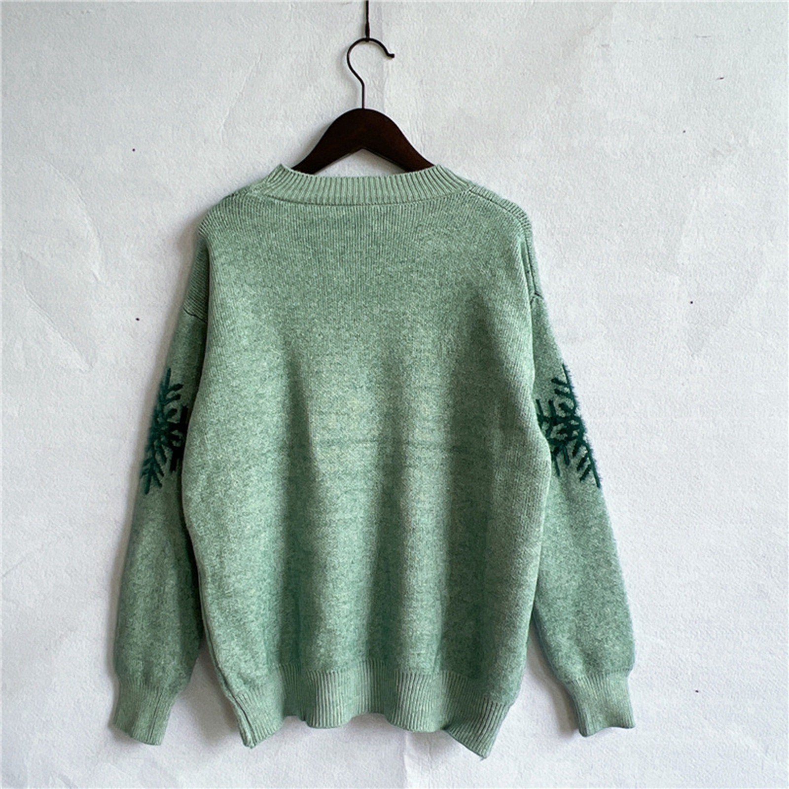 Reindeer Print Long Sleeve Pullover 58029 Reindeer Print Long Sleeve Pullover 58029