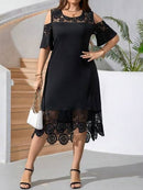 Padaleks Plus Size Dresses for Women Cocktail Graduation Business Casual Cute Flowy Teens Clothes Sexy Dresses for Women   B19134 - TUZZUT Qatar Online Shopping