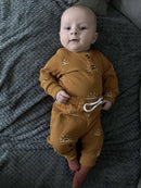 3PCS Baby Boy Clothes Set Spring Autumn Knitted V-neck Romper+infant Pants+Cap Newborn Outfit 20180077 - Tuzzut.com Qatar Online Shopping