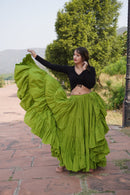 Elegant Solid Pleated Women  Skirts 112203 - TUZZUT Qatar Online Shopping