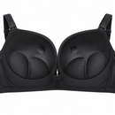 Black Padded Longline Bra with Adjustable Straps 40/90CDE