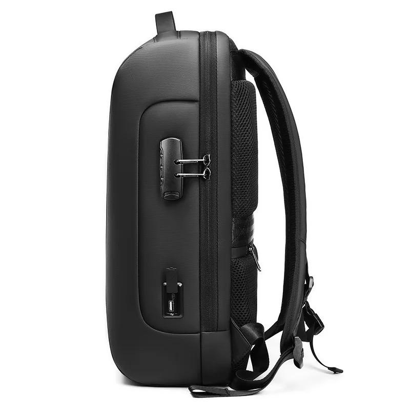 Minglu ML22088 Laptop Backpack Bag Combination Lock USB Port Backpack