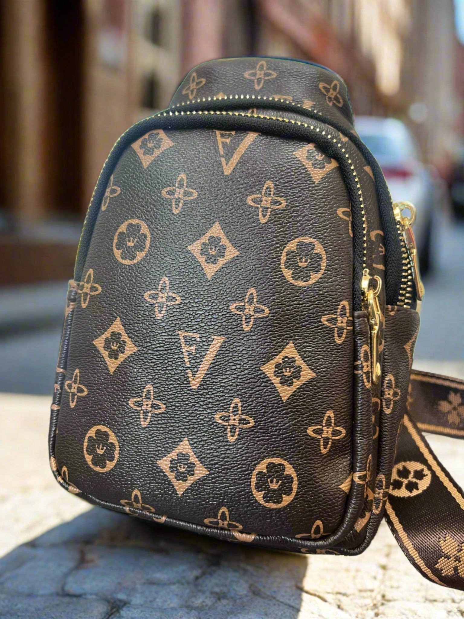 Womens Stylish Shoulder chest Bag - B2207 Womens Stylish Shoulder chest Bag - B2207