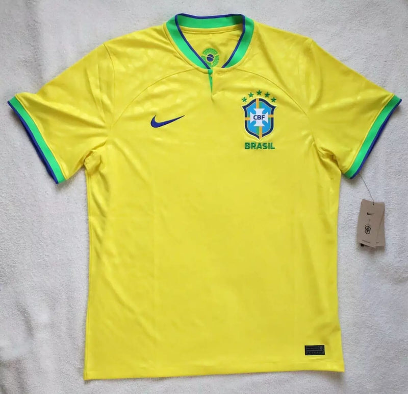 Brazil 2022/23 Stadium Home Soccer Jersey S4674041 - TUZZUT Qatar Online Shopping
