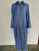 Elegant and Fashionable Women's Temperament Neutral Long Sleeved Dress 365606 M - TUZZUT Qatar Online Shopping