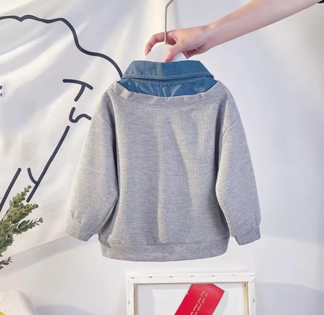 Children'S Fashion Denim Jacket 1714961 Children'S Fashion Denim Jacket 1714961