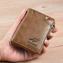 Wallet Men's Soft Leather Large Capacity Wallet 194732 - TUZZUT Qatar Online Shopping