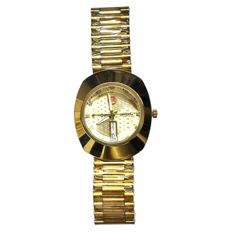 Unisex Luxury Gold Stainless Watch W2254 - TUZZUT Qatar Online Shopping