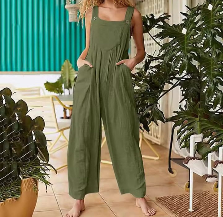 Women's Loose Cargo Pants Hot Sale Of The Season Pure Color Side Pocket Cross-Border Independent Station New Style Comfortable B83284 Women's Loose Cargo Pants Hot Sale Of The Season Pure Color Side Pocket Cross-Border Independent Station New Style Comfortable B83284