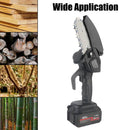 4 Inch 48V Rechargeable Portable Cordless Mini Chainsaw  Handheld Electric Saw for Wood Cutting - TUZZUT Qatar Online Shopping