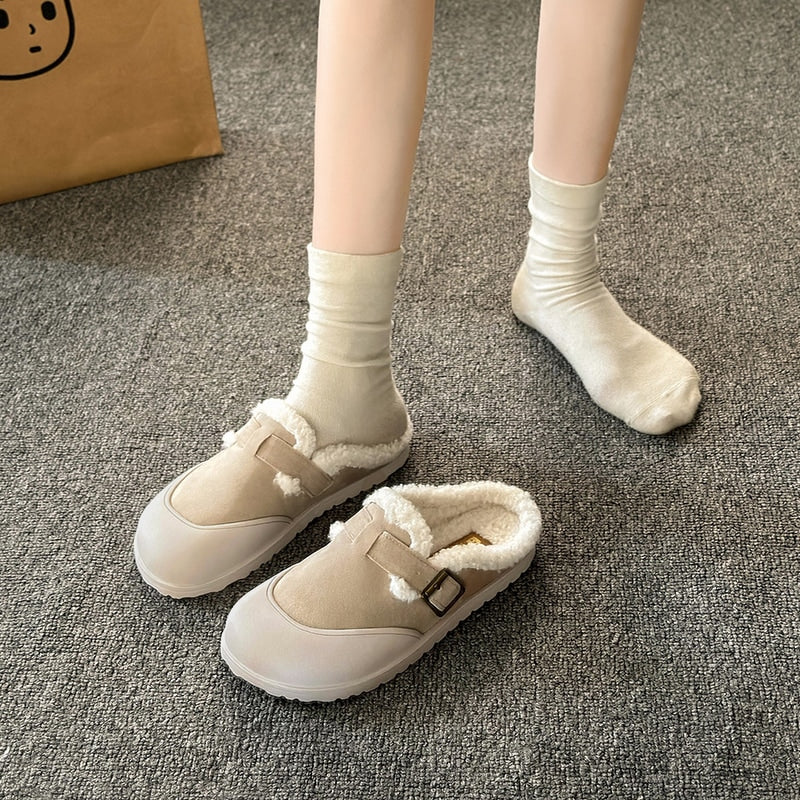 Women's Imitation Fur Slippers 475171 - 35 Women's Imitation Fur Slippers 475171 - 35