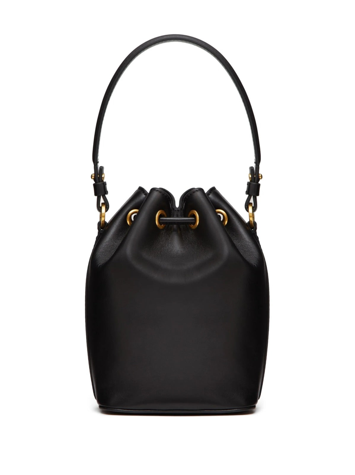 Luxury Mini Signature Black Bucket Bag V235 Luxury Mini Signature Black Bucket Bag V235