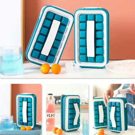 Ice Ball Jugs 2-in-1 Silicone Ice Lattice Moulds Creative