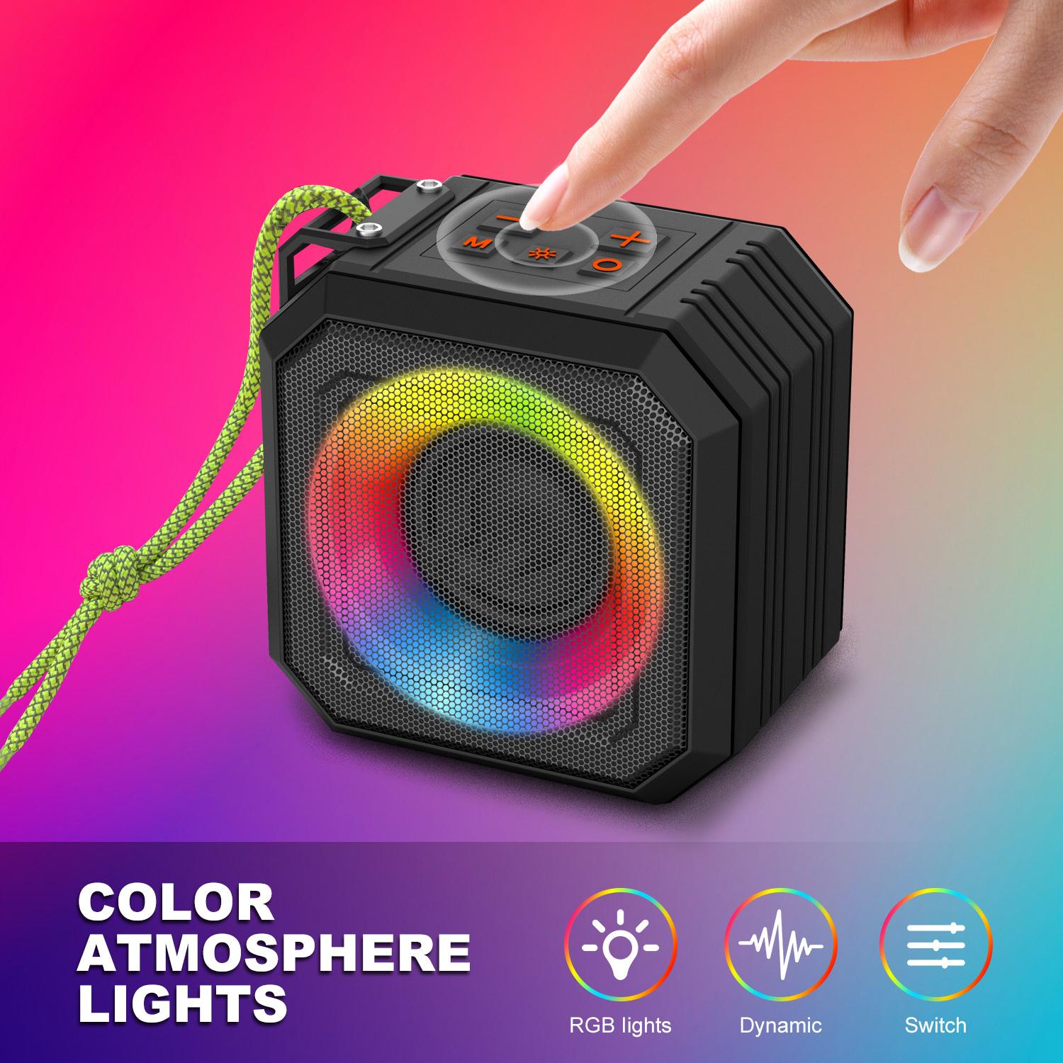 Waterproof Bluetooth Speakers IP65 Portable Mini Wireless Stereo Bass -K217 Waterproof Bluetooth Speakers IP65 Portable Mini Wireless Stereo Bass -K217