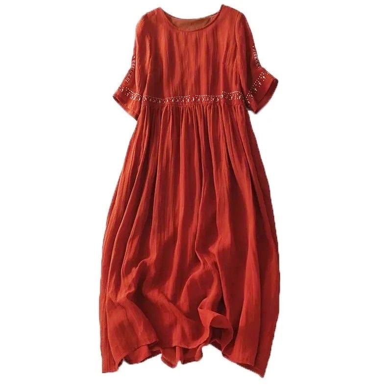 Women's Short Sleeve Smock Dress 3XL 522678