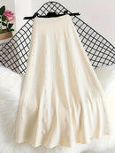 High-Waisted Pleated Skirt GB18401 - TUZZUT Qatar Online Shopping