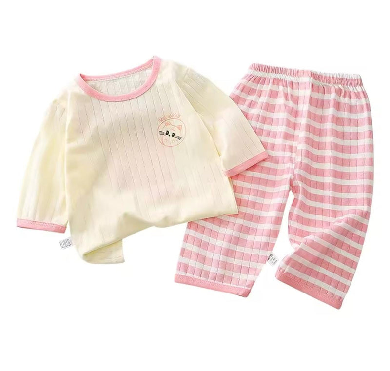 Kids  Long Sleeve Baby Nightwear Pyjamas Sets   1650025 - TUZZUT Qatar Online Shopping
