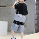 Boys Short Sleeve T-shirt and Pants Suit   536708 - TUZZUT Qatar Online Shopping