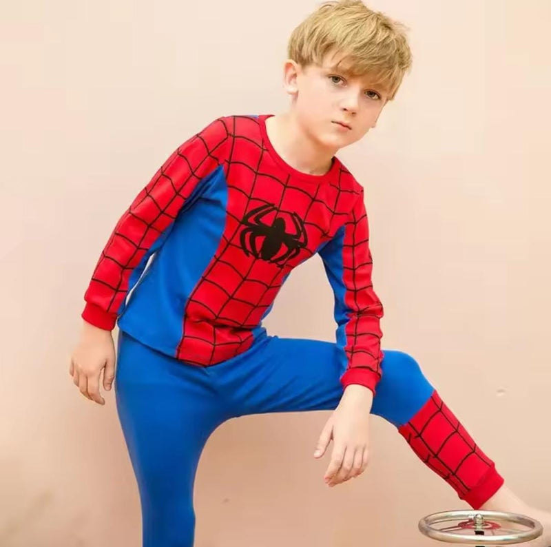 Boy Spiderman Cartoon Pajamas Suit   1591290 - TUZZUT Qatar Online Shopping