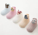 Children 5 Pairs Lot Summer Short Cotton Socks   903331 - TUZZUT Qatar Online Shopping