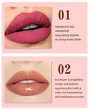 12in1 NEW Ershiqi 12pcs Thanks for the love lip set long lasting lip glaze lip gloss - TUZZUT Qatar Online Shopping