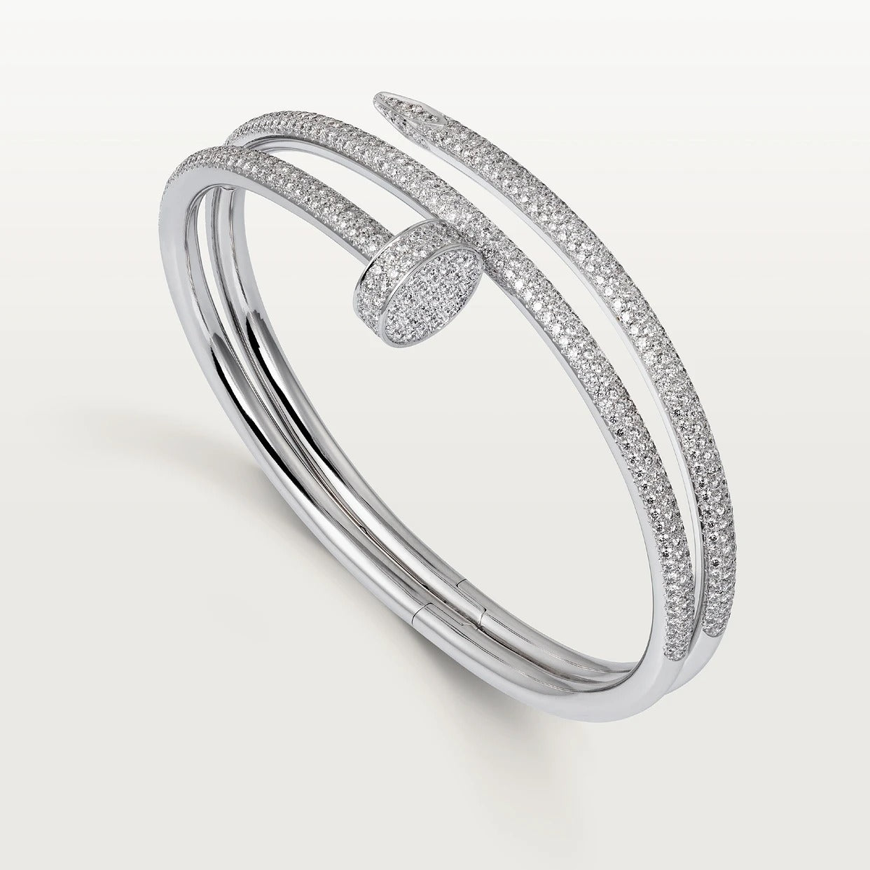 Juste un Clou Bracelet Double White Gold Diamonds DN2019 Juste un Clou Bracelet Double White Gold Diamonds DN2019