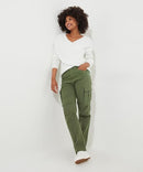 Joe Browns Women's Woven Multipocket Cargo Trousers Casual Pants   S286647 - TUZZUT Qatar Online Shopping