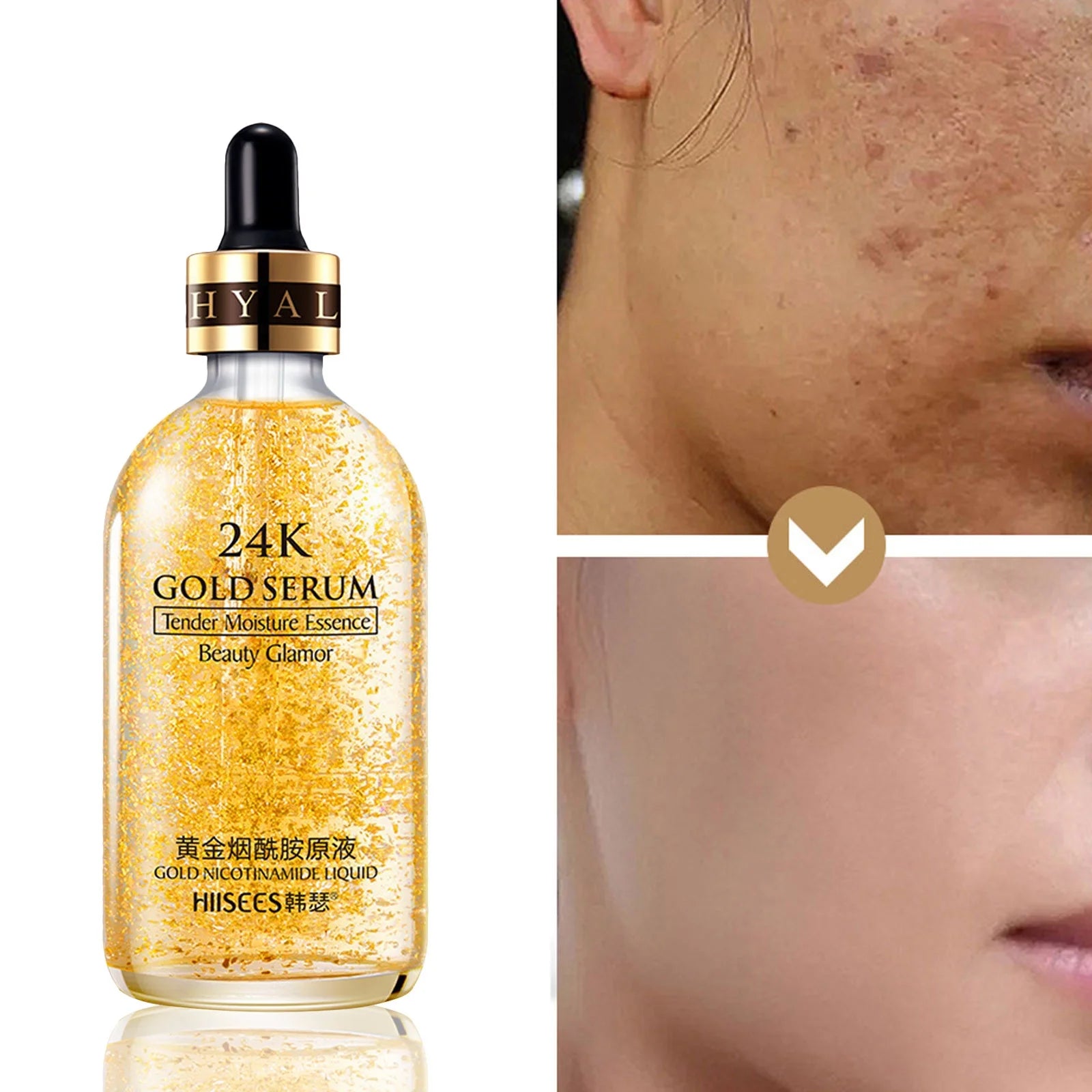 Gold Liquid 24K Gold Muscle Bottom Liquid Rehydration Moisturizes 30ML Gold Liquid 24K Gold Muscle Bottom Liquid Rehydration Moisturizes 30ML