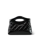 Black Calfskin Quilted Nano Shopping Bag B2021 - TUZZUT Qatar Online Shopping
