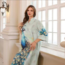 Long Sleeve Abaya Model Set Dress 52487 - TUZZUT Qatar Online Shopping