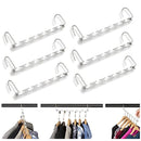 1pc Magic Hangers For Clothes Hanging Necklace Metal Cloth Clothes Hangers Organizer Hangers Clothes Rack Closet Storage Hanger S4382689 - Tuzzut.com Qatar Online Shopping