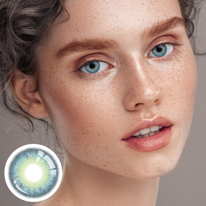 Unibling Celestia Blue Contact Lenses for Eyes (1 Pair) Unibling Celestia Blue Contact Lenses for Eyes (1 Pair)