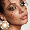 Unibling Celestia Brown Contact Lenses for Eyes (1 Pair) - TUZZUT Qatar Online Shopping