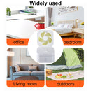 Mini Electric Fan USB Rechargeable Cooling Fan Air Humidification Foldable Spray Desktop Fan S1824473 - Tuzzut.com Qatar Online Shopping