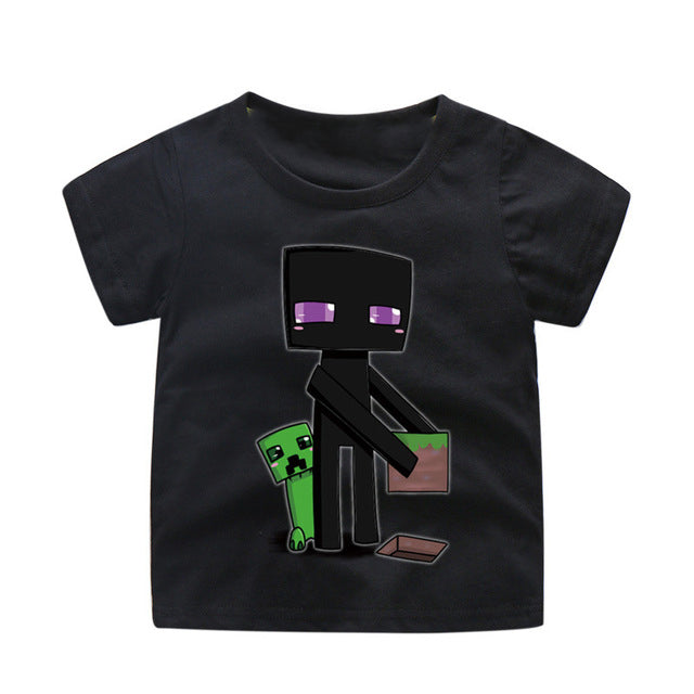 Kids Enderman Print T-shirt Cartoon Boys T Shirts Costume Girls Tees Tops Clothing Children Summer Clothes Baby Shirt X3134130 Kids Enderman Print T-shirt Cartoon Boys T Shirts Costume Girls Tees Tops Clothing Children Summer Clothes Baby Shirt X3134130