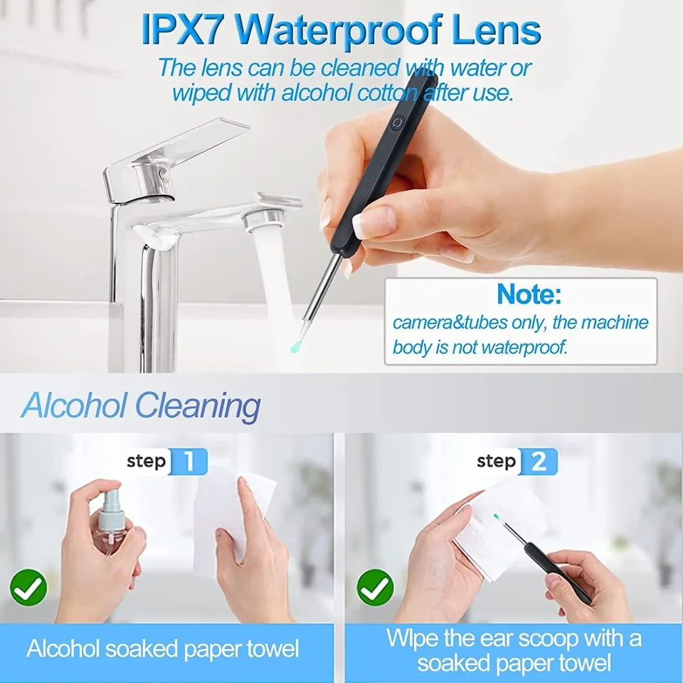 NE3 Wireless Smart Visual Ear Cleaner with Camera & LED light NE3 Wireless Smart Visual Ear Cleaner with Camera & LED light