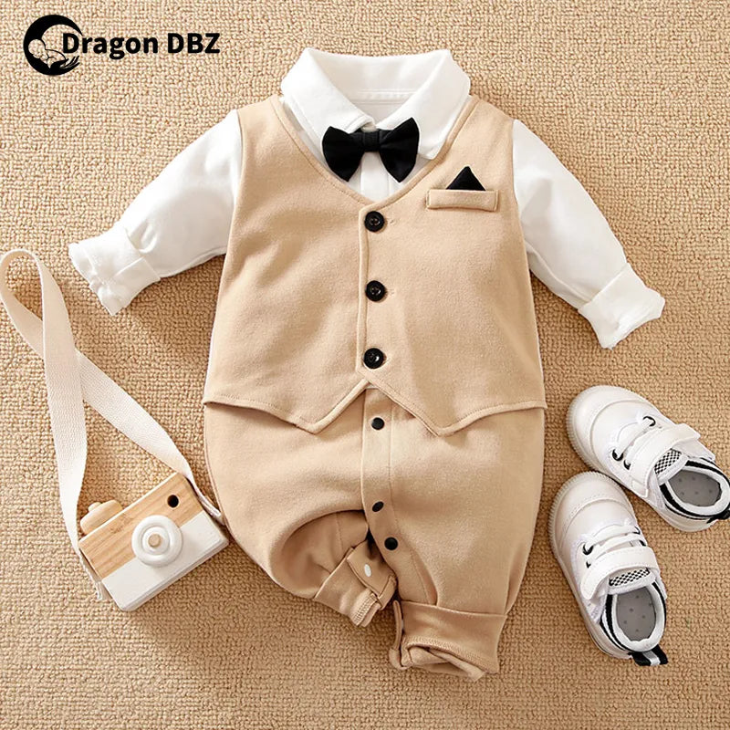 Spring Newborn Baby Boy Clothes Ropa Bebe Jumpsuit For Kids Bodysuits One Pieces Stuff Things Body Suit X4495850 - Tuzzut.com Qatar Online Shopping