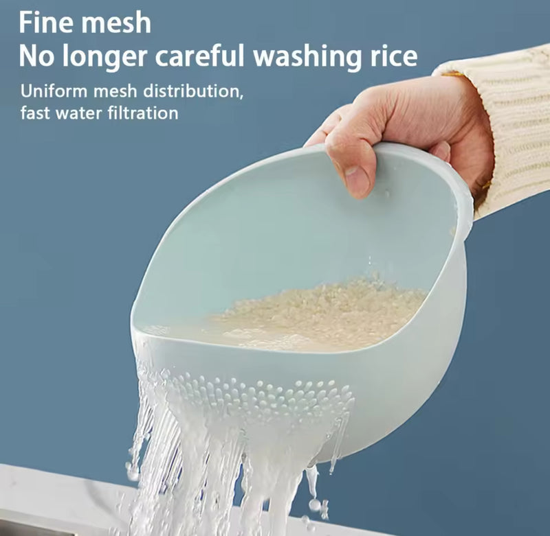Multi-purpose Rice Drainage Basket S3965557 - TUZZUT Qatar Online Shopping