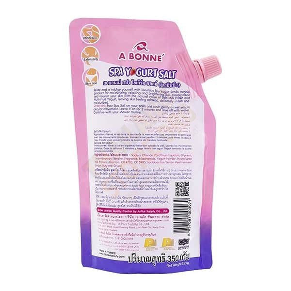 A BONNE X10 Niacinamide Spa Yogurt Salt 350g A BONNE X10 Niacinamide Spa Yogurt Salt 350g